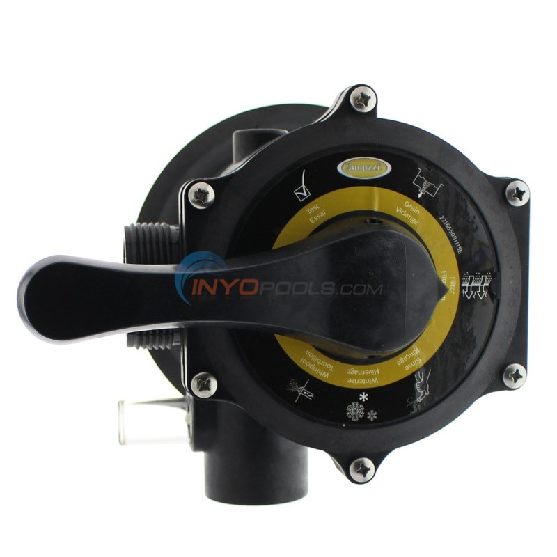 Jacuzzi Carvin DVK7C Valve, Clamp Type Multiport Valve, 11/2", 7